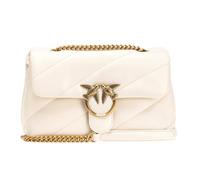Pinko Love Classic Puff CL Sheep NAP, Bolso de Mano para Mujer, Z14Q_Bianco Seta-Antique Gold, Talla única