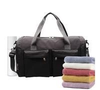 Borsone da Viaggio Grandi - Pieghevoli Borsone Palestra Uomo Donne Borsa | Borsa per Attrezzatura Sportiva con Tasche | Equipaje Plegable con Asas De Transporte para Hospitales, Deportes, Senderismo,