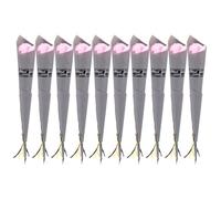 Bortivier 10 Piezas SimulacióN de una Sola Rosa de JabóN de Rosas Coreanas Regalo del DíA de San ValentíN Rosas de JabóN una Sola de JabóN Artificial 2