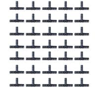 Bortivier 100 Piezas de Conectores de Riego por de 16 mm, Conectores en T con Púas, Conectores de Riego para Tuberías de, Tuberías de Agua