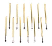 Bortivier 100Pcs P75-E2 Sonda De Prueba De Pogo Pin 1.3Mm Cabeza Conica 1.0Mm Dedal