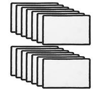 Bortivier 14 Piezas Parches de SublimacióN Tela en Planchado Parches Rectangulares en Parches de ReparacióN de Tela para Ropa, Sombreros