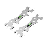 Bortivier 2 Piezas de Llave de Baño de Acero Inoxidable, Herramienta de Instalación de Ducha, Llave Hexagonal Extendida de 4,7 mm