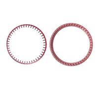 Bortivier 2 Piezas de Repuesto de Anillo Superior para Accesorios de MáQuina de Tejer de 48 Agujas, CíRculo de de Aguja Rosa