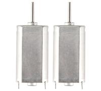 Bortivier 2Pcs DC 9V 30800RPM 2Mm Dia Shaft High Speed Model Airplane DC Motor