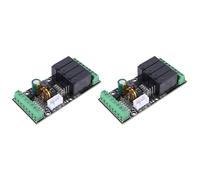 Bortivier 2X Placa Controladora Programable PLC FX2N-10MR WS2N-10MR-S Módulo Controlador Programable