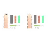 Bortivier 2X Radiador de Disipador de SSD M.2 de Cobre con Almohadilla TéRmica de Silicona Disipador TéRmico de RefrigeracióN de Disco Duro SSD M.2 para SSD M2 2280