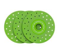 Bortivier 3 Discos Abrasivos Planos Multiporosos Ultrafinos de 115 mm Soldados Al Vacío para Porcelana, Vidrio, Cerámica, Azulejos y Mármol