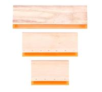 Bortivier 3 Piezas Raspador De Tinta De Rasqueta De Estampado De Pantalla De Seda Herramientas De Tablero De Rascar 16Cm 24Cm 33Cm