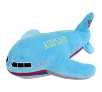 Bortivier 40 Cm TamañO Grande SimulacióN de AvióN Juguetes de Peluche NiñOs Dormir CojíN Trasero AvióN Suave Almohada Peluche MuñEcas Azul