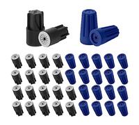 Bortivier 40 Conectores de Cable a Prueba de Agua Conectores de Cable EléCtrico para 22AWG-12AWG para VáLvulas de Riego de Luces al Aire Libre