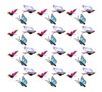 Bortivier 40 Piezas de Chinchetas Decorativas de Mariposa - Chinchetas para Chinchetas Decorativas de Pared Coloridas