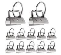 Bortivier 50 Piezas de Hardware para Con Anillos Divididos, Juego de Clips de para Abrazadera de Pulsera, CordóN, Herramienta de Bricolaje Con Anillo