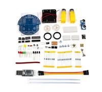 Bortivier 51 MCU Smart Car Ultrasónico Evitación de Obstáculos Seguimiento del Coche Alcance Robot Programación DIY Kit de Coche