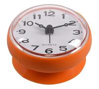 Bortivier 7Cm Impermeable Cocina BañO Ducha Reloj Ventosa Ventosa Sucker Pared Naranja