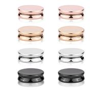 Bortivier 8 Alfileres Magnéticos para Hijab, Broche Magnético Colorido Multiusos para Bufanda, Broche Sin Alfileres, Botones para Hijab para Mujer B