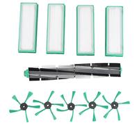 Bortivier Accesorios Cepillos Laterales Filtro Cepillo Redondo Repuestos para Robot Aspirador Kobold VR200