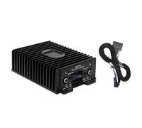 Bortivier Amplificador de Potencia de Audio de 4 Canales, 12 V, 80 W X 4, Clase A/B, Procesador de Sonido Digital para Reproductor de Coche Android.