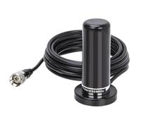 Bortivier Antena de Walkie-Talkie para Radio de Coche de Doble Sección UV Mini -N2RS PL259 con Base Magnética de Extensión Coaxial RG58 de 5 Metros
