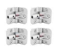 Bortivier Bisagra Ajustable de 180 Grados, Bisagra de Bloqueo, Bisagra Plegable, Bisagra de Puerta Ajustable, Bisagra de Mesa de Hoja, 4 Piezas