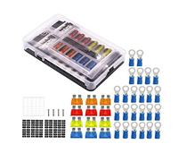Bortivier Bloque de Fusibles de 12 V Kit de Caja de Fusibles de 12 Circuitos, con Indicador LED con Caja de Fusibles Marina Negativa para Dc12-24V Coche RV CamióN