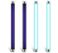 Bortivier Bombillas de Repuesto T8 para Matamoscas, 10 W, para Matamoscas Electrónico de 20 W, Atrae Eficazmente (Paquete de 4)