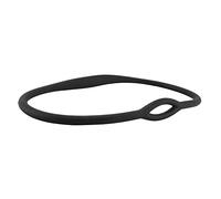 Bortivier Buceo Buceo Regulador de Silicona Soporte para Collar Boquilla Flexible Regulador Collar Anillo Soporte para Pulpo 18Cm Negro