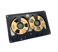 Bortivier Casete de Audio de Carrete A Carrete, Cinta Virgen de 50 Minutos, Carrete Metálico de Doble Cara, Estuche, Fabricación Propia.