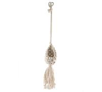 Bortivier Colgador de Planta de Aire Boho Macrame Soporte de Cuerda para Cesta Colgante Tillandsia DecoracióN del Hogar de Flores (10 CM)