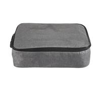 Bortivier Contenedor Bolsillo para Archivo Importante Caja Organizadora de Documentos, Oxford Bolsa de Almacenamiento de Documentos Impermeable con Bloqueo de CóDigo Seguro (Gris)