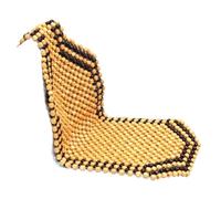 Bortivier de Asiento de Cojín de Verano para Coche, de Asiento con Cuentas de Madera, Cojín de Masaje, para Silla, Coche, Oficina, Hogar, Universal