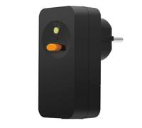 Bortivier Disyuntor FI Enchufe de Protección Personal Enchufe de Repuesto Disyuntor de Corriente Residual de 10 MA Enchufe Europeo de 16 Amperios