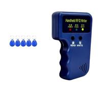 Bortivier Duplicador de Identificación de Proximidad de 125 KHz para HID, AWID, ParadoxCards/Llaveros, Grabador RFID Portátil, 5 Llaveros Grabables B