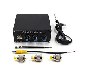 Bortivier Eliminador QRM Bandas X-Phase HF 1MHz una 30MHz Cancelador de SeñAl QRM Eliminador de SeñAl de AleacióN de Aluminio con Dial y Perilla