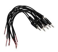 Bortivier Enchufe Macho de Repuesto de 10 Piezas para Cable Desnudo Extremo Abierto 2 Mono 1/8 Pulgadas 3,5Mm Conector de Enchufe Jack ReparacióN de Cable de Audio