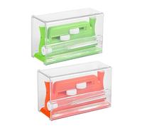 Bortivier Enhebrador de Aguja AutomáTico de 2 Uds, Enhebrador de Aguja de Herramienta de Costura, Enhebrador de Aguja AutomáTico para Coser una Mano (Verde + Naranja)