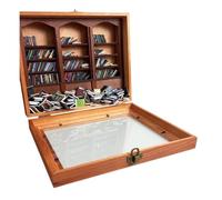 Bortivier Estantería de Madera en Miniatura para Aliviar la Ansiedad con 200 Libros, Adorno para Estantería, Alivia el Estrés y Elimina la Ansiedad.