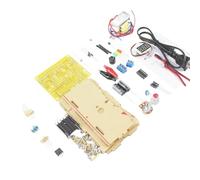 Bortivier Fuente de Alimentación Regulada por Voltaje Ajustable LM317 Kit de Bricolaje Fuente de Alimentación Estabilizada con Transformador de 220 V Enchufe UE para Laboratorio