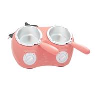 Bortivier Horno Eléctrico para Derretir Chocolate con Caldera Doble, Máquina para Derretir Chocolate con Olla Caliente de Doble Velocidad, Enchufe de la UE