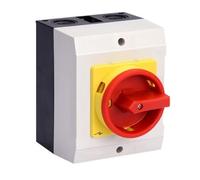 Bortivier Interruptor Aislador Eléctrico de 4, 25 A, 440 V, IP65, para Reino, Resistente Al Agua, Interruptores de Encendido y Apagado y Desconexión