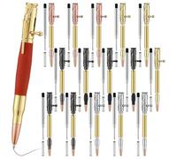 Bortivier Juego de 15 Bolígrafos de Madera, Material Escolar para Manualidades, Suministros para el Aula, Regalos para Profesores y Estudiantes.