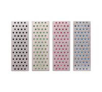 Bortivier Juego de 4 Piezas Piedra de Afilar de Diamante PortáTil para Esquiar en Hielo Snowboard Bordes de Esquí Accesorios de Esquí Afilador de Cuchillos