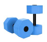 Bortivier Juego de Acuáticas para Pesas de Piscina, Manguitos Acuáticos de Espuma para Ejercicios Acuáticos, Equipo de Ejercicios Acuáticos (Azul)