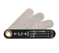 Bortivier Juego de Herramientas de Luthier para Guitarra, Medidor de Precisión para el Alivio del Mástil del Alma Guitarra, Medidor Precisión para Alivio del Mástil Alma de la Guitarra.