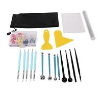 Bortivier Juego de Herramientas de Modelado Herramientas de Arcilla PoliméRica de 58 Piezas Kit de Escultura para Manualidades de CeráMica de Arcilla para Manualidades, Escultura