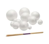 Bortivier Kit de Proyecto del Solar, PlanetModel Crafts 14 Bolas de Esferas de Poliestireno de Varios TamañOs para Proyectos de Escolar