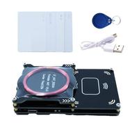 Bortivier Lector de Tarjetas RFID Proxmark3 512M Easy V5.0 RDV4, Copiadora, Duplicadora y Descifradora de Tarjetas de Identificación con Memoria IC y Antena Integrada.