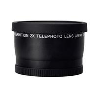Bortivier Lente Telefoto de 55 mm y 2,0 Aumentos Lente Teleconvertidora Piezas para Cámara Réflex Digital - Accesorio Fotográfico