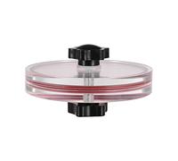 Bortivier Limpiador de Abrazadera Protector de Etiquetas de Discos PañO AcríLico Herramientas de Limpieza Clip Protector Accesorios para Reproductores de Vinilo