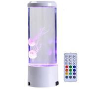 Bortivier Luz LED de Noche con Forma de Medusa y Control Remoto, Alimentada por USB, Modos de Iluminación Coloridos para Decoración de Escritorios de Oficina en Casa